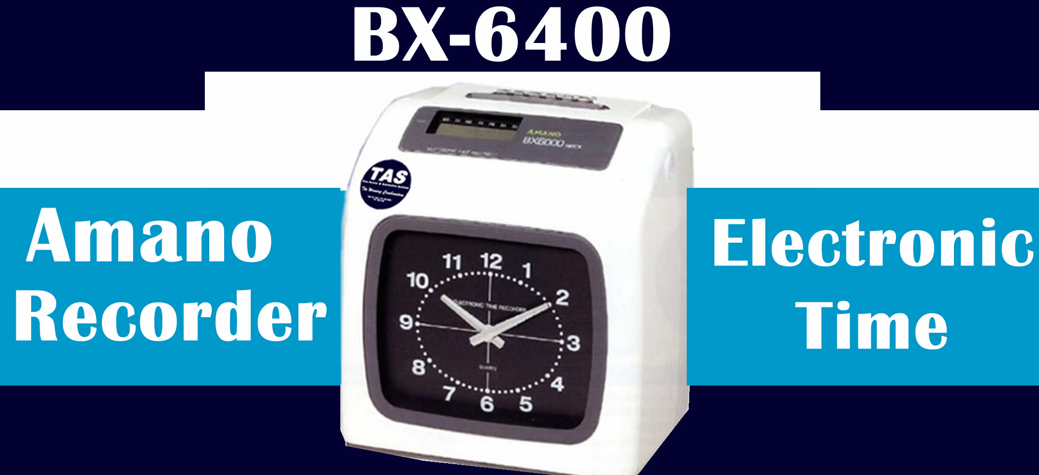 clocking machine - amano bx6400 clocking machine Banner